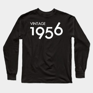 Vintage 1956 Gift 64th Birthday Party Long Sleeve T-Shirt